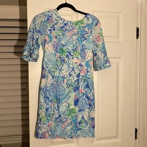 Lilly Pulitzer ruffle sleeve dress